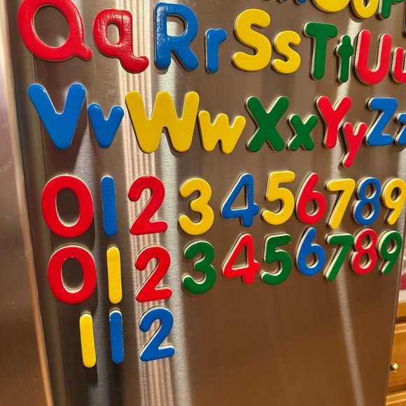 Magnetic Alphabet For Fridge Kids Learning Activity Colorful Magnetic Alphabet - Picture 3 of 6
